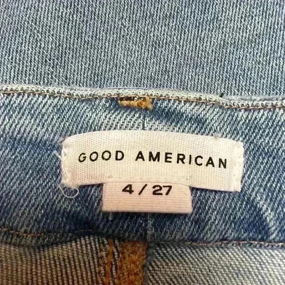 Good American Good Legs Cigarette Skinny High Rise Jeans in Size 4/27